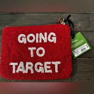 Red Beaded Pouch Kate Spade and Target Collaboration